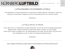 Tablet Screenshot of nuernbergluftbild.de